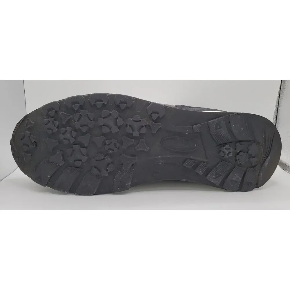 Sepol Luxury Hand Made Leather Sneakers‎ Men's 42 8.5 White Gray Black
